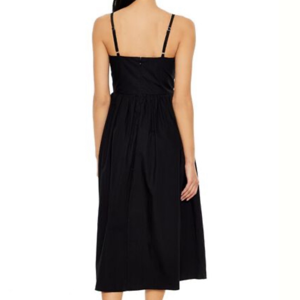 Elegant Black Sweetheart Cami Midi Dress size medium - Picture 9 of 9